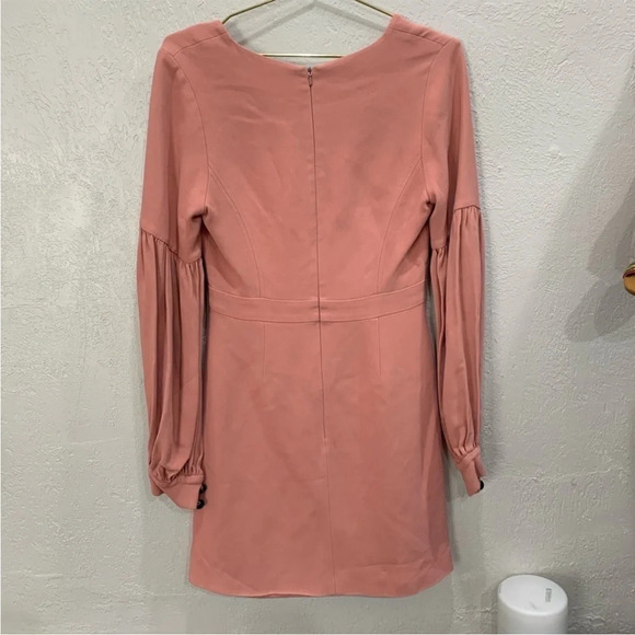 ALEXIS Ellena Statement Sleeves Buttoned Cuffs Shift Minidress - Picture 4 of 5